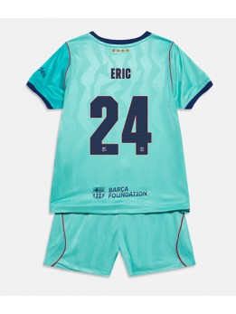 Otroški Nogometna dresi replika Barcelona Eric Garcia #24 Tretji 2026-27 Kratek rokav (+ hlače)